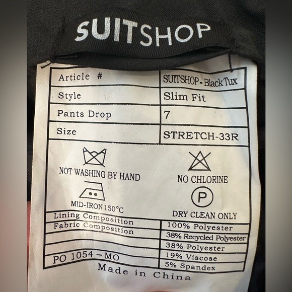 Tuxedo- SUIT Shop Brand- Like New! - Picture 5 of 9